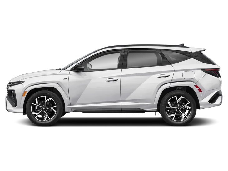 Hyundai Tucson Hybride 2026 Gatineau — profil latéral en conduite hivernale